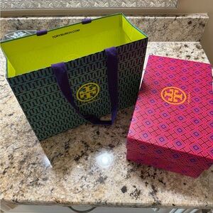 Tory Burch Geometric Tote bag and Box Set